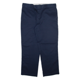 DICKIES 874 Workwear Mens Trousers Blue Regular Straight W40 L30