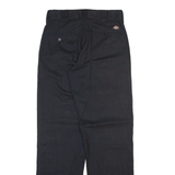 DICKIES Mens Trousers Black Regular Straight W28 L32