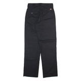 DICKIES Mens Trousers Black Regular Straight W28 L32
