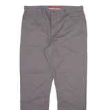 DICKIES Mens Trousers Grey Slim Tapered W38 L32