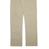 DICKIES Mens Trousers Beige Slim Straight W30 L31