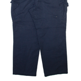 DICKIES Cargo Womens Trousers Blue Relaxed Straight W42 L30