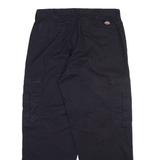 DICKIES Cargo Mens Trousers Black Relaxed Straight W33 L27