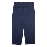 DICKIES Cargo Mens Trousers Blue Relaxed Straight W40 L32