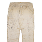 CARHARTT Mens Trousers Beige Relaxed Straight W36 L30