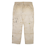 CARHARTT Mens Trousers Beige Relaxed Straight W36 L30