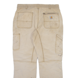 CARHARTT Mens Trousers Beige Relaxed Straight W36 L30