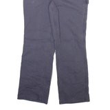 CARHARTT Fleece Lined Carpenter Womens Trousers Blue Loose Straight W30 L29
