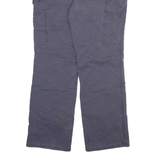 CARHARTT Fleece Lined Carpenter Womens Trousers Blue Loose Straight W30 L29