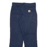 CARHARTT Womens Trousers Black Relaxed Straight W29 L28