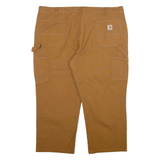 CARHARTT Carpenter Mens Trousers Beige Relaxed Straight W44 L25