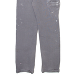 CARHARTT Carpenter Mens Trousers Grey Relaxed Straight W30 L30