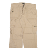 ANA Cargo Womens Trousers Beige Regular Straight W34 L32