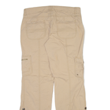 ANA Cargo Womens Trousers Beige Regular Straight W34 L32