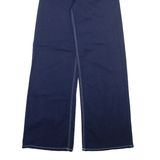 H&M Womens Trousers Blue Regular Bootcut W24 L31