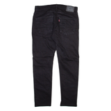 LEVI'S 512 Mens Trousers Black Regular Tapered W33 L30