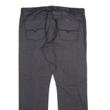 GUESS Mens Trousers Grey Regular Straight W38 L32