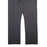 GUESS Mens Trousers Grey Regular Straight W38 L32