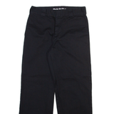 DICKIES Mens Trousers Black Regular Straight W28 L29