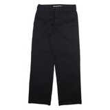 DICKIES Mens Trousers Black Regular Straight W28 L29