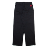 DICKIES Mens Trousers Black Regular Straight W28 L29