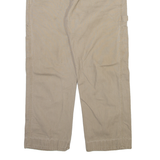 WOLVERINE Cargo Mens Corduroy Trousers Beige Relaxed Straight W36 L27