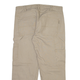 WOLVERINE Cargo Mens Corduroy Trousers Beige Relaxed Straight W36 L27