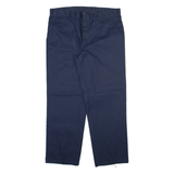 BIG BILL Mens Corduroy Trousers Blue Relaxed Straight W40 L31