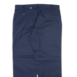 BIG BILL Mens Corduroy Trousers Blue Relaxed Straight W40 L31