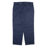 BIG BILL Mens Corduroy Trousers Blue Relaxed Straight W40 L31