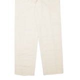 Womens Trousers Beige Regular Tapered W32 L32