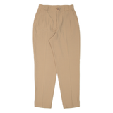 ROSNER Womens Trousers Beige Regular Mom Wool W27 L29