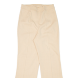 LUPPOLD Womens Trousers Beige Relaxed Bootcut 80s Wool W27 L29