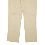 LACOSTE Chino Womens Trousers Beige Regular Straight W34 L27