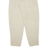 ANNA MONTANA Pleated Womens Trousers Beige Regular Mom W24 L29