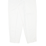 WICHELE Pleated Womens Trousers White Regular Mom Viscose W28 L28
