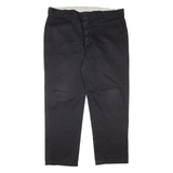 DICKIES Workwear Mens Trousers Black Regular Straight W40 L30