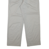 FIRMA Pleated Mens Trousers Grey Relaxed Straight W36 L28