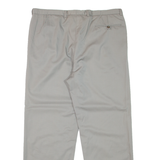 FIRMA Pleated Mens Trousers Grey Relaxed Straight W36 L28