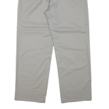 FIRMA Pleated Mens Trousers Grey Relaxed Straight W36 L28