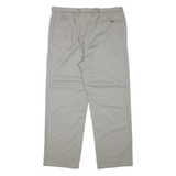 FIRMA Pleated Mens Trousers Grey Relaxed Straight W36 L28