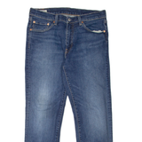 LEVI'S 541 Jeans BIG E Mens Blue Athletic Tapered Stone Wash W34 L27