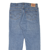 LEVI'S 505 Jeans Mens Blue Regular Straight Stone Wash W38 L30