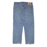 LEVI'S 505 Jeans Mens Blue Regular Straight Stone Wash W38 L30