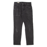 LEVI'S 502 Jeans BIG E Mens Black Regular Tapered W29 L27