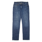 LEVI'S 514 Jeans Mens Blue Slim Straight Stone Wash W30 L32