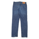 LEVI'S 514 Jeans Mens Blue Slim Straight Stone Wash W30 L32
