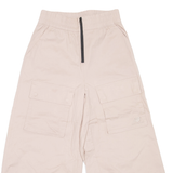 NEW BALANCE Crop Womens Trousers Pink Regular Wide-Leg W26 L23