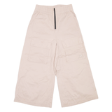 NEW BALANCE Crop Womens Trousers Pink Regular Wide-Leg W26 L23