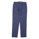 REISS Spotted Mens Trousers Blue Regular Tapered W32 L33